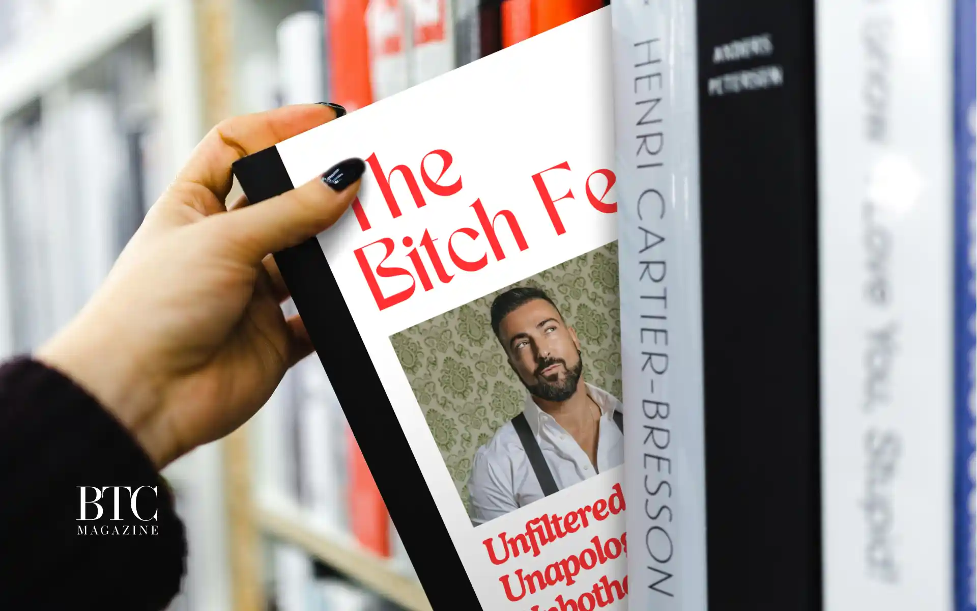 Woman rolling eyes at man with mop