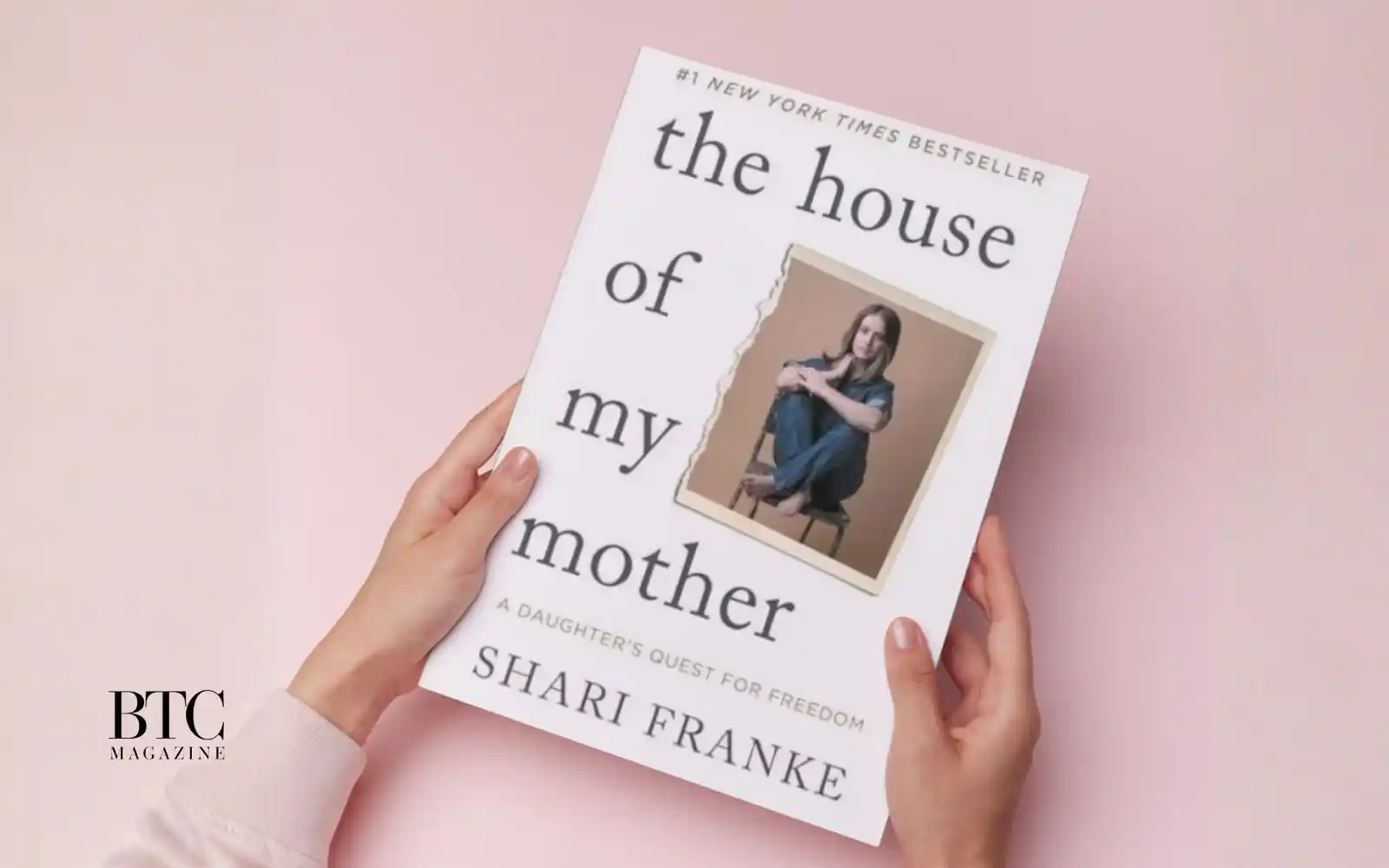 Woman looking at old family photographs