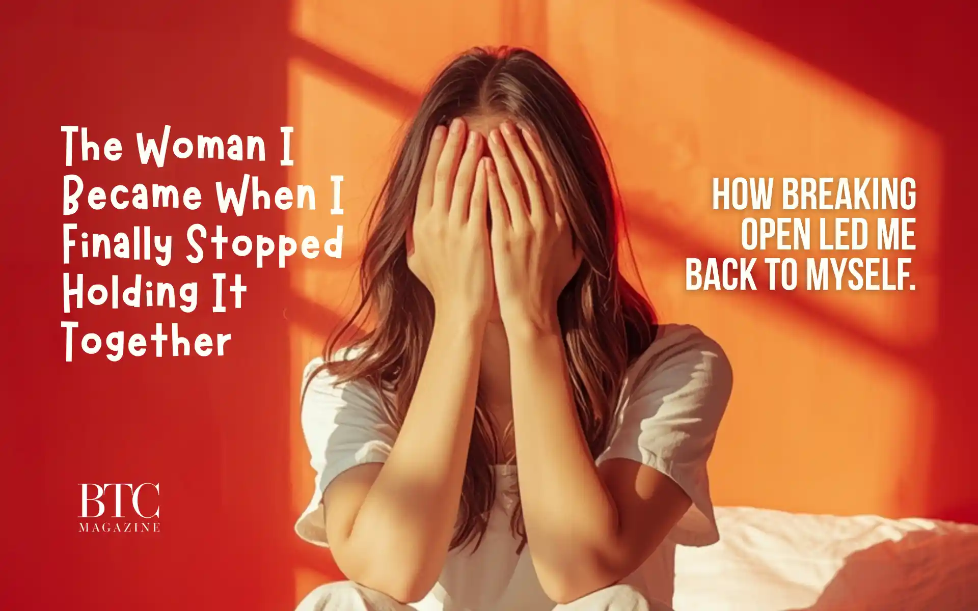 Woman sitting quietly by window sunlight peace