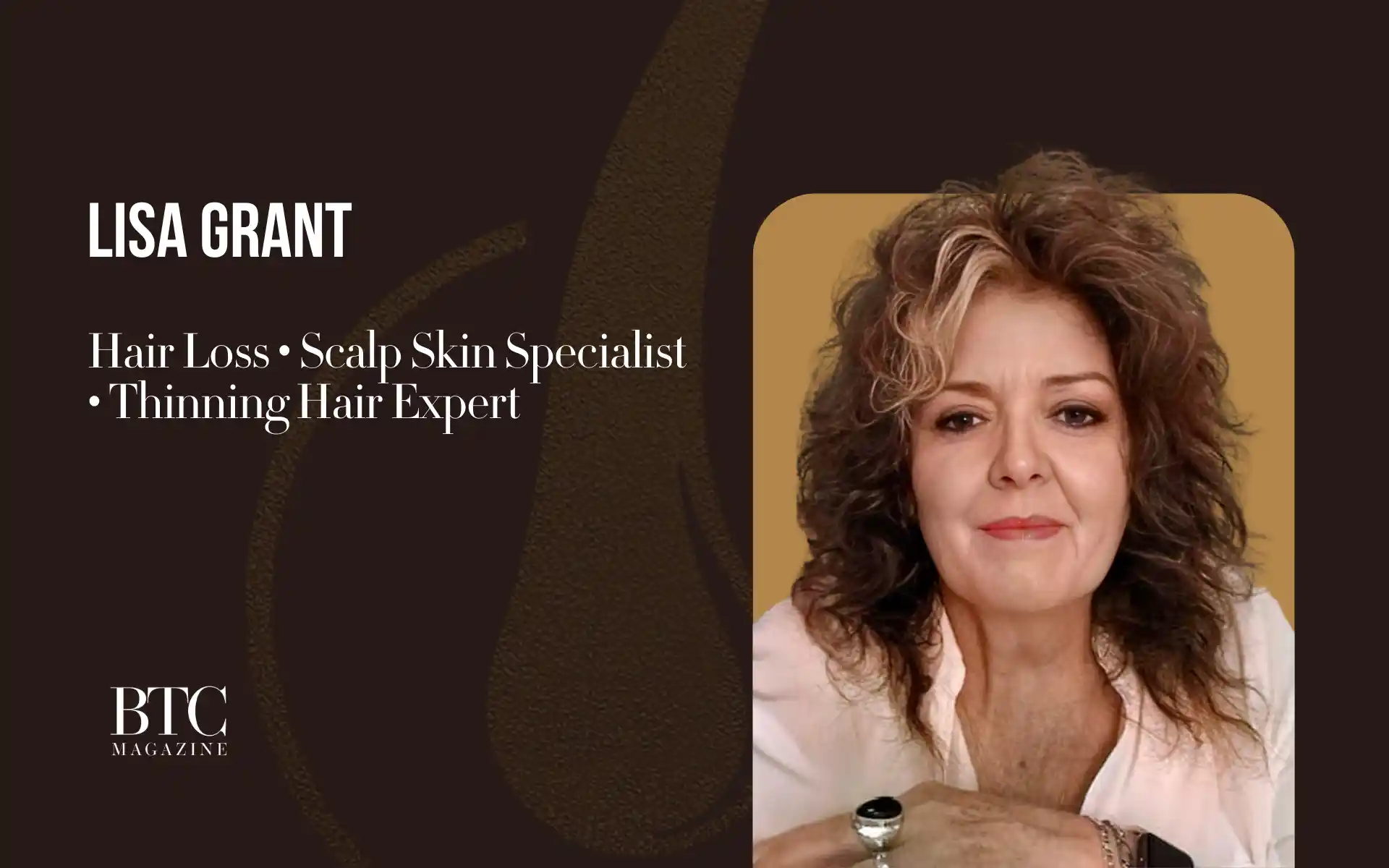 Smiling woman with restored hair Marbella clinic