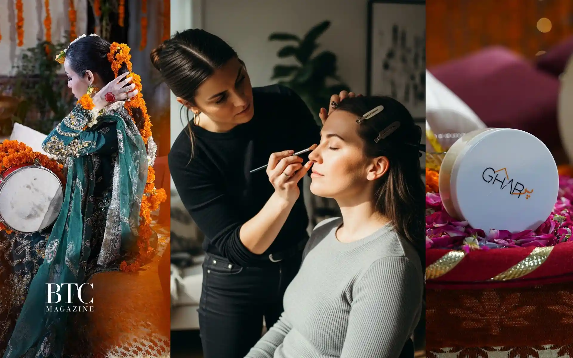 Shameelah Ismail beside digital beauty platform