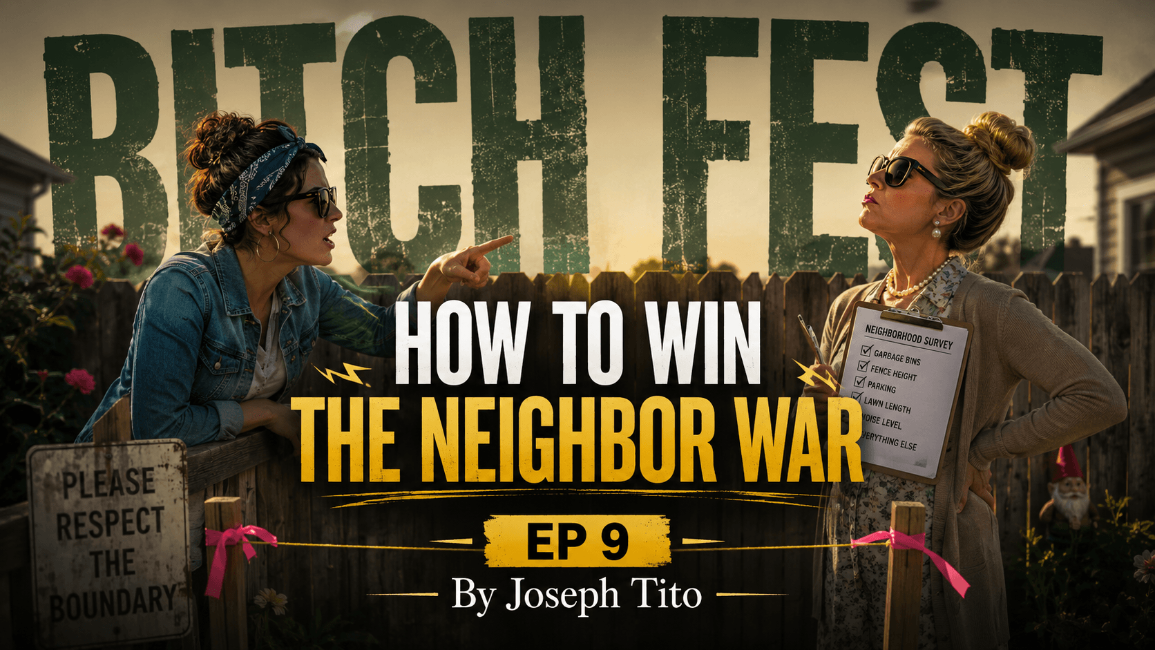How to Win the Neighbor War Without Saying a Single Word Ever