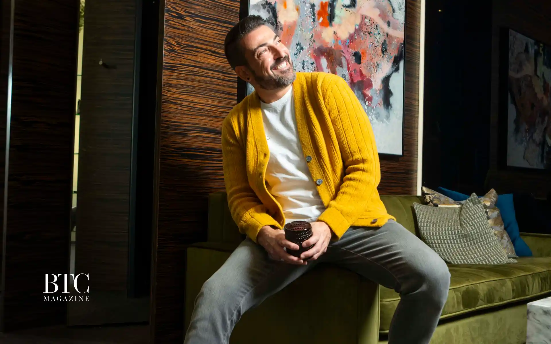 Alex Rivera smiling at Lighthouse Youth Project