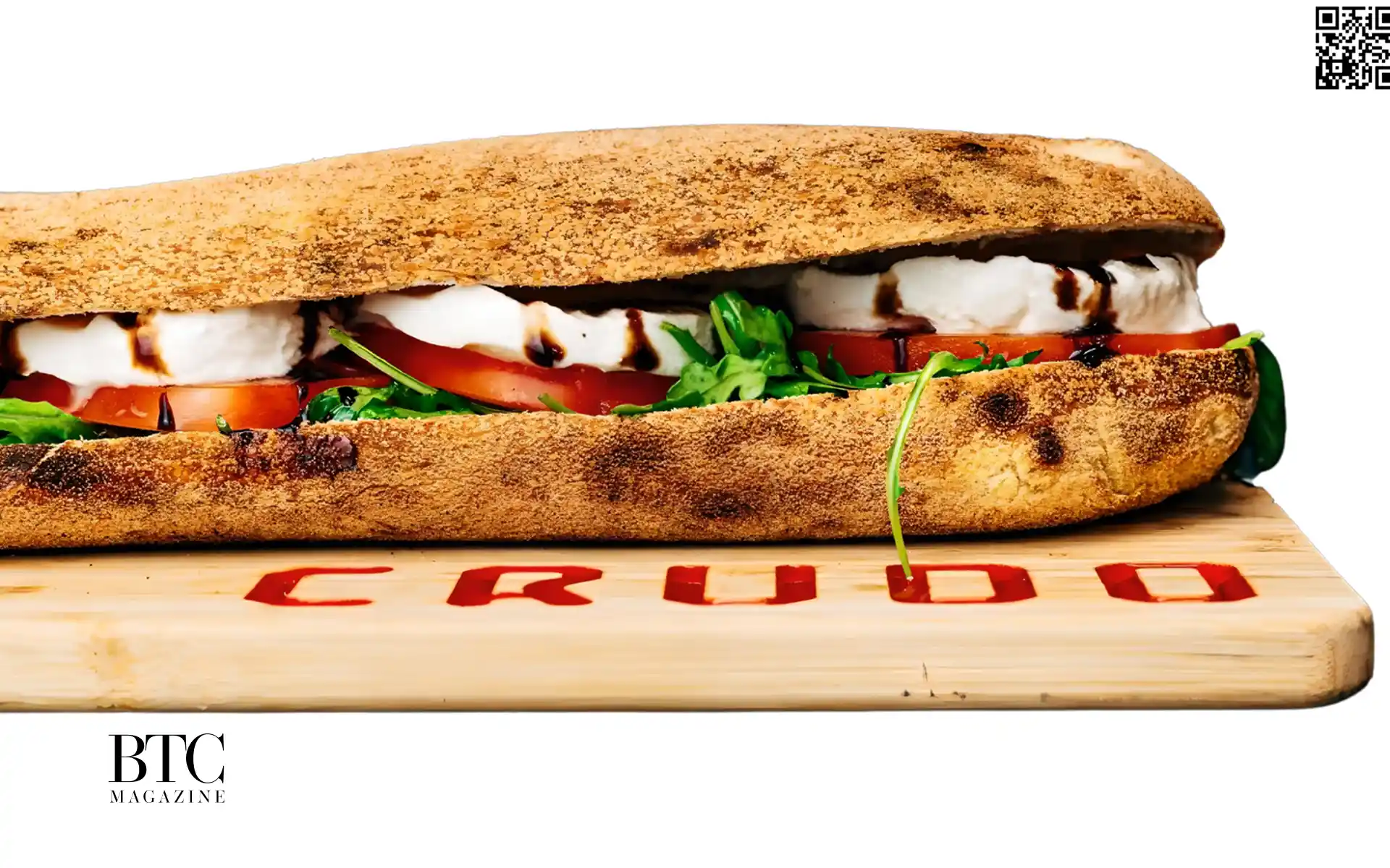 Perfectly charred authentic Italian pizza