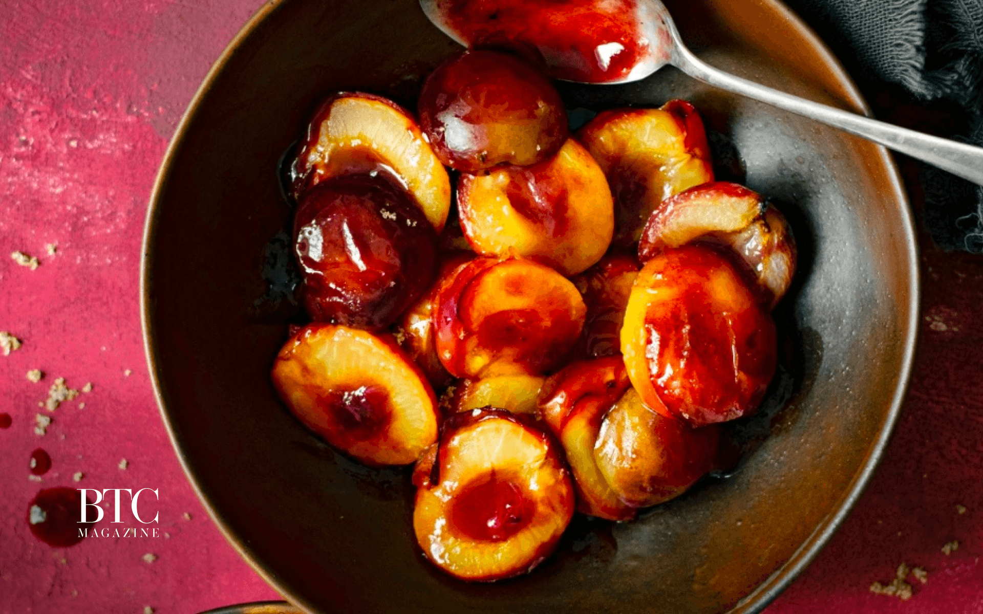 Cold Seafood, Grilled Peaches to Serve For Summer