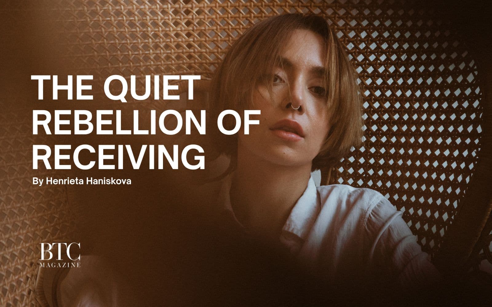 the quiet rebellion of recieving